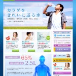浄水器販売サイト　wordpress CMSWEBサイト